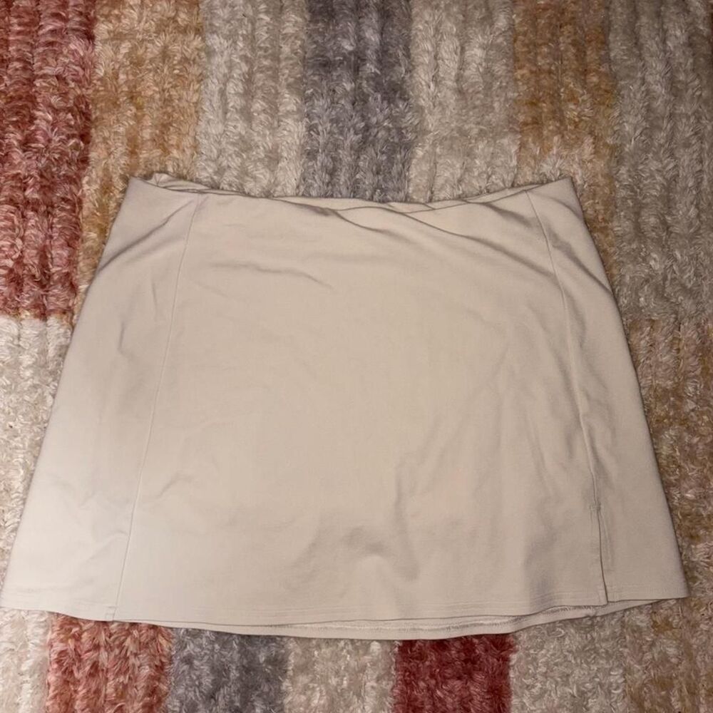 American-eagle Women's Cream and White Skirt